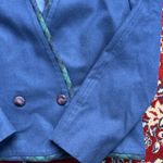 Pendleton VNTG  Wool 2-Piece Blazer Suit Skirt Set Green Navy Plaid Petite 10/12 Photo 3