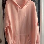 SheIn  4XL Pink Oversized Graphic Grunge Drawstring Hoodie With Front Pockets Photo 0