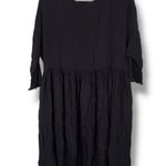 COS  Gathered Wool‎ Blend Midi Dress Navy Photo 0