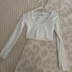 Garage  White Long Sleeve Top Photo 0