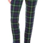 J. McLaughlin NEW Plaid Ankle Ross Pants | Stretch Knit Trousers | Size 6 Photo 0