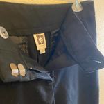 Anne Klein Black Cropped Cotton Dress Business Mid-Rise Pants Stretch Size 8 Photo 3