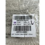 Madewell Womens Short Puff Sleeve Crew Neck Boxy Sweatshirt Tee Navy Blue XS Photo 11