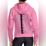 Under Armour Womens Unstoppable Move Mesh Pullover Hoodie Size Medium Pink Photo 1