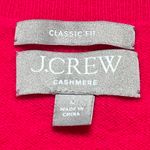 J.Crew Cashmere Sweater Classic Fit Long Sleeve Pink Women's Size L Size L Photo 1