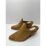 Blondo  Mule Womens Size 11 Water Resistant Suede Pointed Toe Block Heel New Photo 3