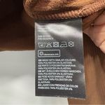 Divided Brown Ribbed Cropped Mock Neck Long Sleeve Top with Thumb Holes by H&M Photo 6