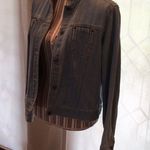 Liz Claiborne Crazy Horse Jean Jacket Photo 1