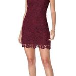 Lulus Lulu’s Love Poem Burgundy Lace Halter Mini Dress Small EUC Photo 7