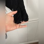 Urban Outfitters  Cadence Cinched Flyaway Black Top Medium Whimsigoth Witch Bat Photo 5