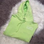 Aeropostale A87 Lime Green & White Hoodie Unisex Size Medium Lightweight Jacket! Photo 4
