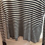 Rubbish  Black and White Striped Sweater Photo 1