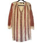 Scotch & Soda  white embroidered red with sequin tassel dress Photo 1