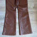 Aritzia NEW Babaton Program Pant High-waisted Vegan Leather flared pants Photo 9