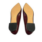 Journee Collection Journee Flats Women's Wide Size 8 Carmin Pointy Toe Burgundy 1 in. Block Heel Photo 8