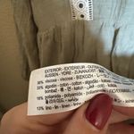 ZARA  Boho Tiered Flowy Mini Dress Sz Small Loose Fit Lace‎ Green Tie Photo 6