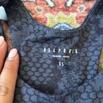 All Fenix High Neck Snakeskin Pattern Navy & Black Sports Bra Cut Out XS Photo 1