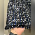 Apt. 9 NWT . Blue. Tweed Jacket With Silver Black White Photo 9