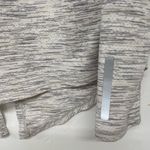 Zyia  Active Grey Heathered Long Sleeve Open Back Blouse Womens S Gorpcore Gym Photo 1