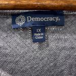 Democracy NWT Dolman Sleeve Sweater Herringbone Pattern Dusty Blue Size 1x Photo 7