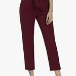 Madrag Burgundy Belted Pants Red Size M Photo 1