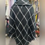 Women’s Shawl/Wrap Color Black & Silver. One Size Fits All. Photo 3