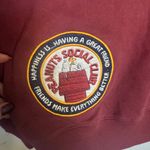 Peanuts Snoopy Social Club Coord Sweatsuit Red Photo 2