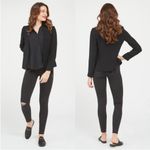 Spanx  Distressed Skinny‎ Jeans in Vintage Black Photo 1