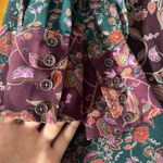 CAbi  Festive Maxi Dress Large Multicolor Floral Boho Fairy Grunge Cottagecore L Photo 9