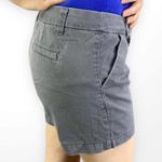 Merona 90s  Vintage Gray Cotton Flat Front Casual Short Photo 1