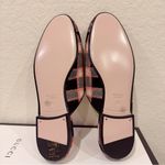 Gucci Princetown Fancy Tweed Check Damier Black Pink Woven Mules NIB Size 36 Photo 5