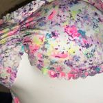 Victoria's Secret  Pink and Purple Floral Bra Photo 0