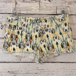 Dollhouse Jean Shorts Colorful Pattern "Booty" Shorts-5 Photo 0