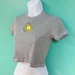 Modern Lux Graphic Embroidered Crop Top Photo 3