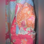 Lilly Pulitzer Vintage White Label  Lilly Pulitizer floral tropical patch panel shirt medium Photo 2