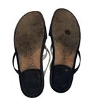 Henry Beguilin Womens Classic Slip On Flat Strappy Sandal Black White Size 38 Photo 4