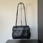 Patchwork Black Leather Shoulder Bag Photo 1