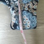 Reiss Megan printed cut out swimsuit baiting suit navy floral one piece size 10 Photo 6