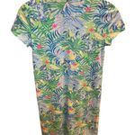 Lilly Pulitzer NWT  Etta T-Shirt Dress Relaxed Fit Dress Teal, Turquoise Pink XXS Photo 9