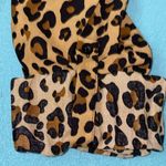 AMARYLLIS leopard print button up high low bow tie neck long sleeve NEW size 3X Tan Photo 3