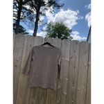 Karen Scott  petite medium Khaki‎ Beige Black Beads Pullover Sweater fairy top Photo 6