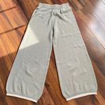 Sincerely Jules 100% Knit Cotton Extra Wide Leg Lounge Pants Light Sage Green Size M Photo 8