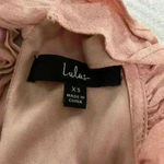 Twirling Around Blush Pink Sleeveless Halter Tiered Swing Dress Lulu Size XSmall Photo 1