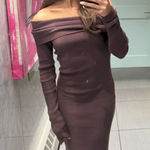 Princess Polly  Brown Midi Sweater Dreas Photo 0