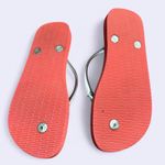 Havaianas Silver Red flip flops with crystal Photo 5