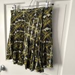 Urban Outfitters  Floral Plaid Schoolgirl Grunge Pleated Wrap Mini Skirt Size S Photo 3