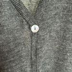 Carolyn Taylor Vintage  Embroidered Charcoal Gray Wool Blend Cardigan Size Medium Photo 1