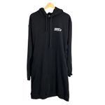 Mess in a Bottle Hoodie Sweatshirt Dress Size L Back Graphic Empowering Black Size L Photo 1