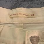 Levi’s White High Waisted Wide Leg Crop Cargo Jeans Womens 28 Photo 5