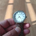 Michael Kors  Silver Watch with Crystal Bezel Photo 2
